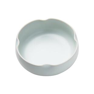 六品堂海棠笔洗书法陶瓷汝窑多功能洗笔器文房四洗笔创意摆件宝毛笔练习水盂国画墨汁大号青瓷笔洗缸墨池