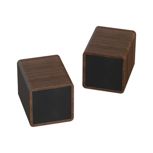 先科复古迷你线控蓝牙小音响家用桌面电脑专用木质高音质音箱