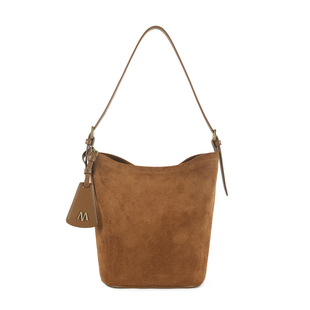 MAGNOLIA曼歌妮原创秋季植绒单肩斜跨包包手提时尚简约通勤手提包