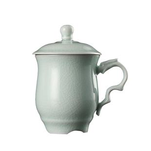 康乐品林心如大师汝窑龙鼎杯冰花开片茶杯个人专用办公喝茶大容量
