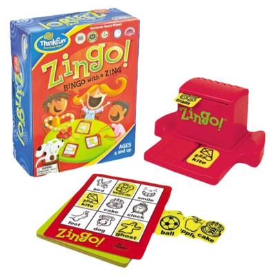 thinkfun眼明手快桌游zingo英语单词字母拼词游戏儿童益智玩具