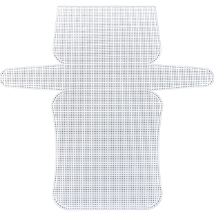 包包网格定型片花型塑料网格做包包内撑坐垫手工编织diy配件材料