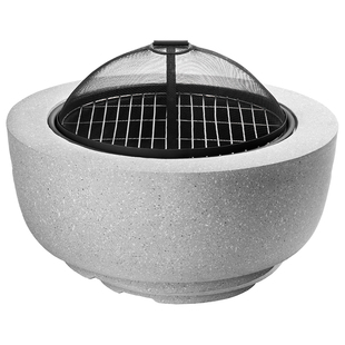 家用围炉煮茶烤火炉套装室内取暖炉 木炭烧烤架庭院烧烤炉烤火盆