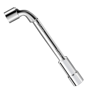 烟斗扳手套筒组合套装L型穿孔板手套管汽修工具大全外六角10套头