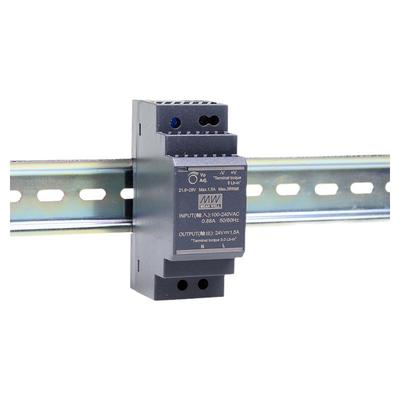 明纬HDR-30导轨开关电源5V12V24V