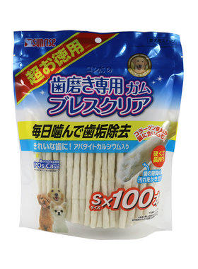 日本磨牙棒盛来知健齿零食洁齿棒