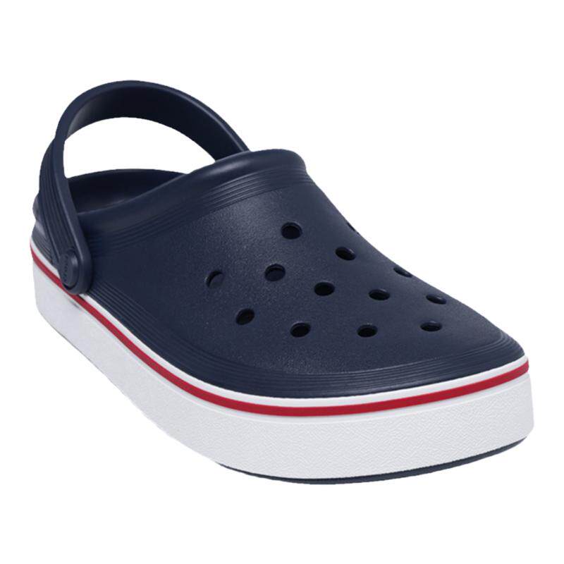 Crocs卡骆驰包头平板洞洞鞋