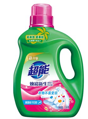超能护色栀子花柔软去渍洗衣液