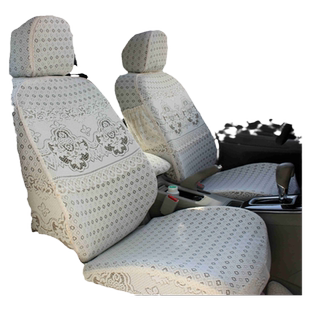 定制汽车蕾丝座套全包围加厚布座椅套专用坐套座位套坐垫车罩秋冬