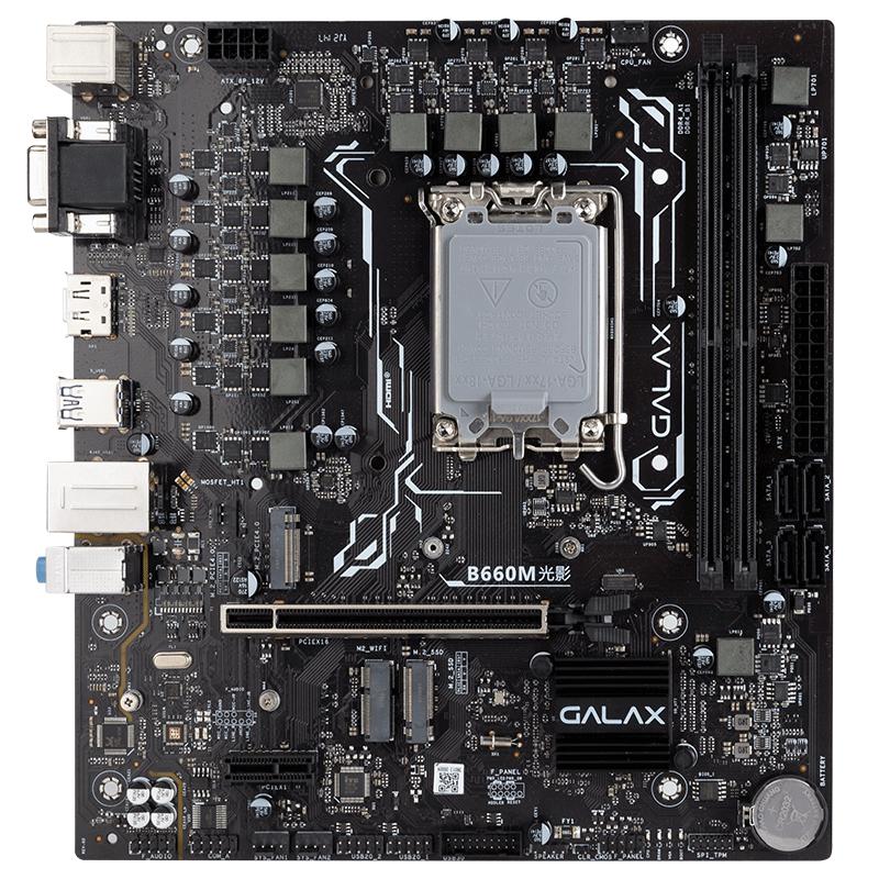 影驰H610/B650/B660/B760/Z790/Z890英特尔AMD台式机电脑游戏主板