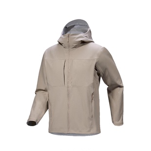 GAMA MX伽马软壳冲锋衣加绒全压胶连帽夹克户外防风防水保暖外套