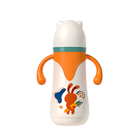 爱因美婴儿保温奶瓶1岁以上2保温杯防摔正品神恒温器宝宝吸管奶壶