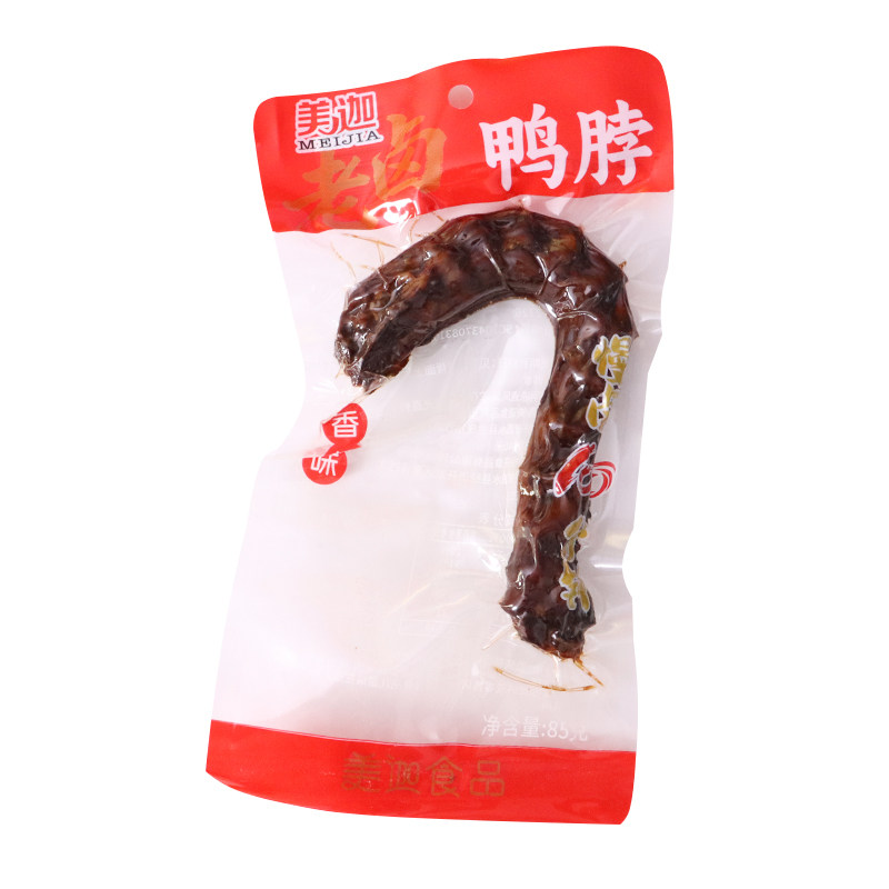 美迦鸭脖卤香味老卤香辣味整根手撕卤鸭脖办公室休闲卤味零食礼包
