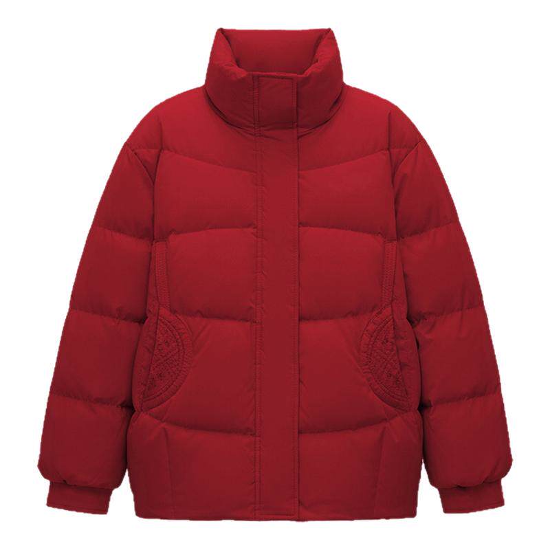 雪中飞国风短款羽绒服
