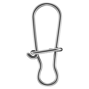 增强路亚别针海钓垂钓前导线快速连接器葫芦挂扣微物八字环卡扣8