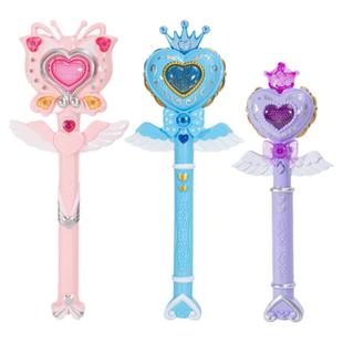 儿童仙女魔法棒发光音乐爱莎公主魔仙闪光小女孩玩具女童生日礼物