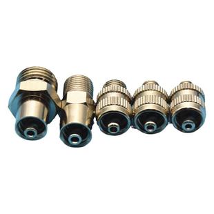 金属鲁尔接头外螺纹不锈钢针头转接头点胶阀配件M5 M6 M8 1/4 1/8