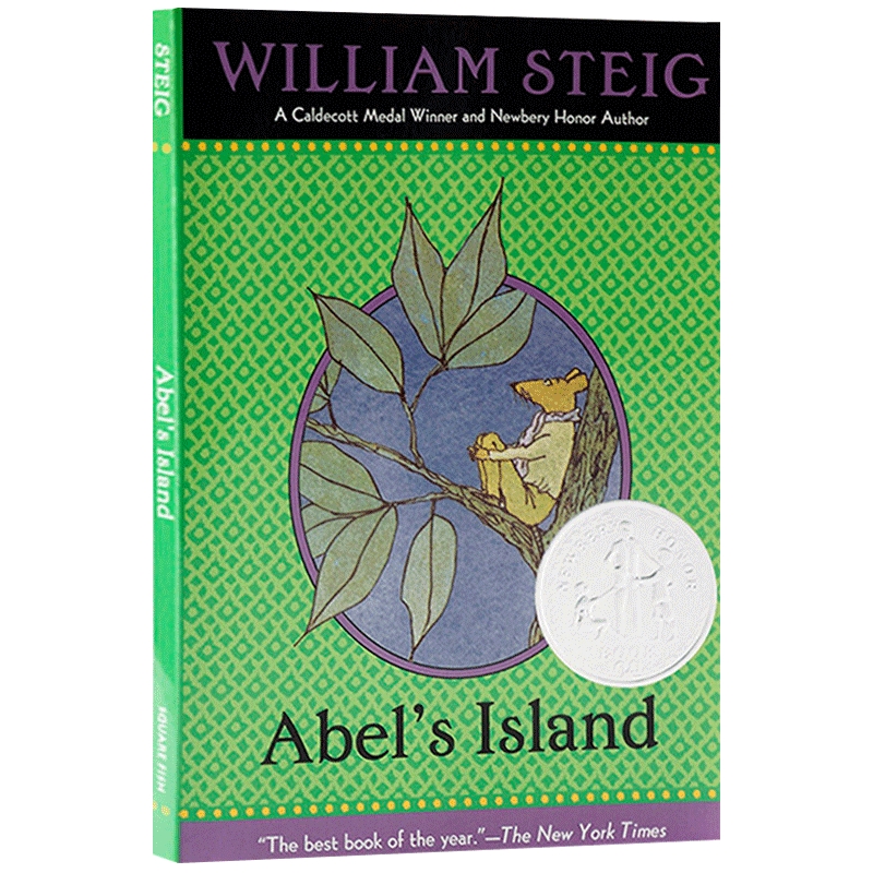 老鼠阿贝漂流记 英文原版 Abel's Island 美国纽伯瑞银奖 少儿儿童文学读物 麦克米伦世纪大奖小说 进口英语书籍