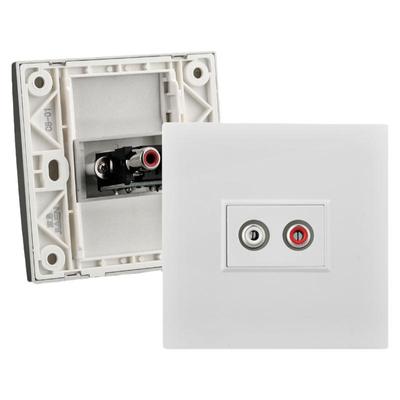 红白莲花音频插座家恩