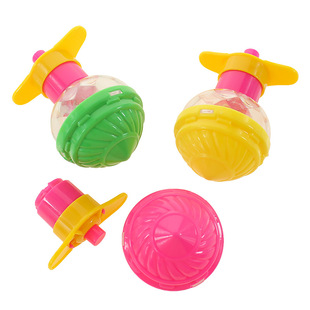 创意儿童发光旋转陀螺玩具新款彩色陀螺弹射带发射器学生地摊热卖