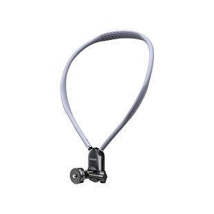 绿联挂脖相机支架运动相机适用大疆action6/5pro/4影石第一人称视角自拍摄胸前固定脖子穿戴式gopro配件神器