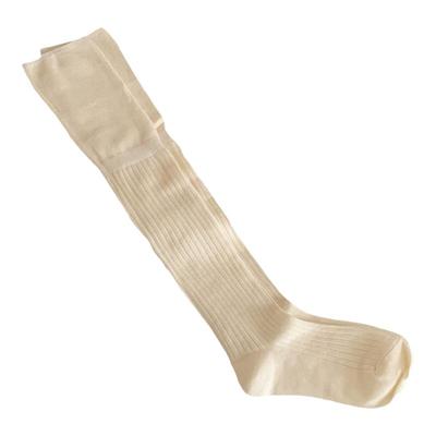 细细条简约纯色显瘦长袜过膝袜