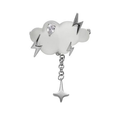 雨云胸针诗意温柔风别针