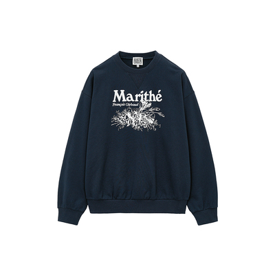 MARITHE花朵印花卫衣