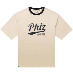 Hazzys哈吉斯夏季复古男士宽松休闲圆领纯棉短袖上衣T恤