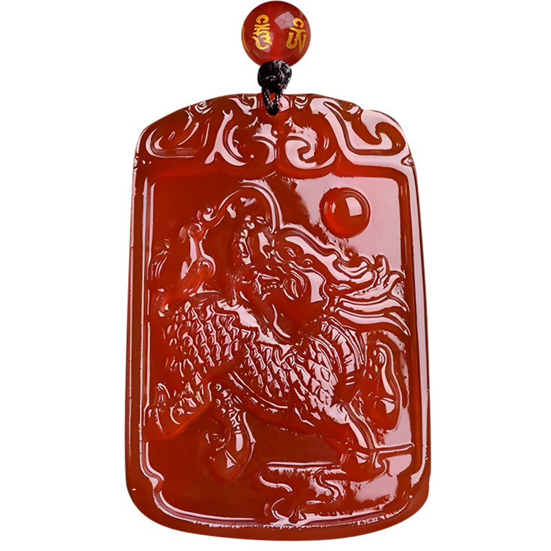 红玛瑙火麒麟吊坠缺火补火饰品