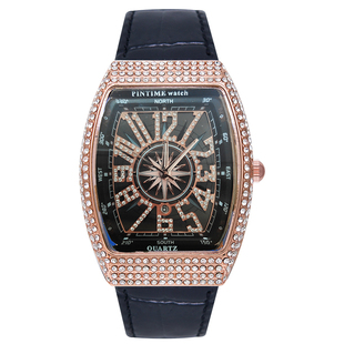 2024fm法兰克高级感手表男士酒桶穆勒满天星满钻情侣表一对表女表