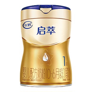 新品上市】飞鹤启萃1段顶量SN-2DHA 8种HMOs婴儿配方奶粉750g*6罐