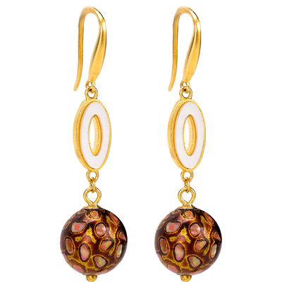 DONGUAN/冬官大漆《香钿钰》耳饰