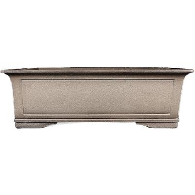 精品直销全手工仿古长方花盆紫砂