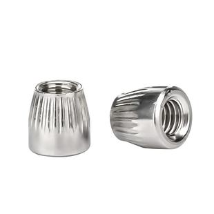 304锥形螺母滚花内爆膨胀螺丝帽拉爆不锈钢锥型螺帽M6M8M10M12