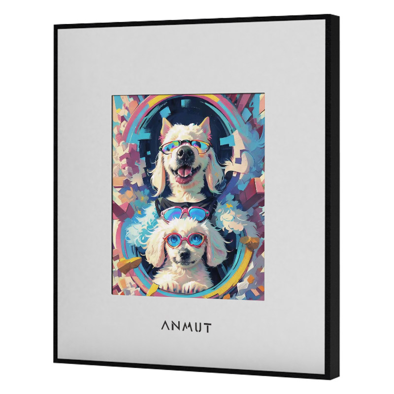 ANMUT S2壁画歌词音响蓝牙音箱悬浮字幕油画挂墙家居搬家礼物