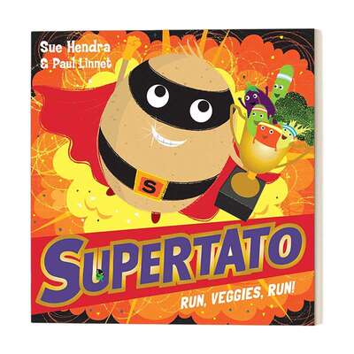英文原版 Supertato Run Veggies Run 土豆超人蔬菜快跑 Sue Hendra & Paul Linnet 绘本 英文版 进口英语原版书籍