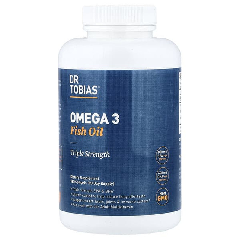 Dr.Tobias欧米伽3鱼油三倍功效守epa脑力关节帮助
