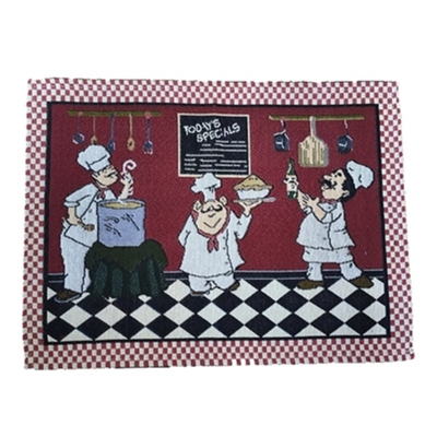 厨师餐垫桌旗茶几餐布家居乡村