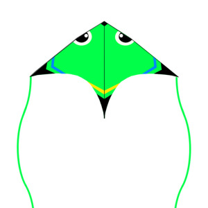 奥月小精灵风筝轻体超微风易飞轻薄伞布碳杆儿童成人专业长尾三角