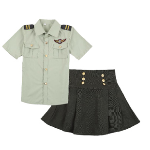 儿童升旗手警察服中小学生合唱服舞蹈角色扮演军海演出军装仪仗队