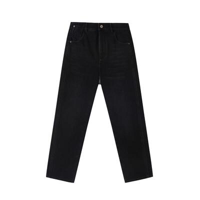 谜底烟管裤九分裤2025冬新品百搭修身显瘦弹力牛仔裤女254MJ1727