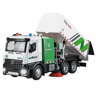 超大合金道路清洁车玩具儿童大号清运垃圾车环卫车玩具车3岁男孩