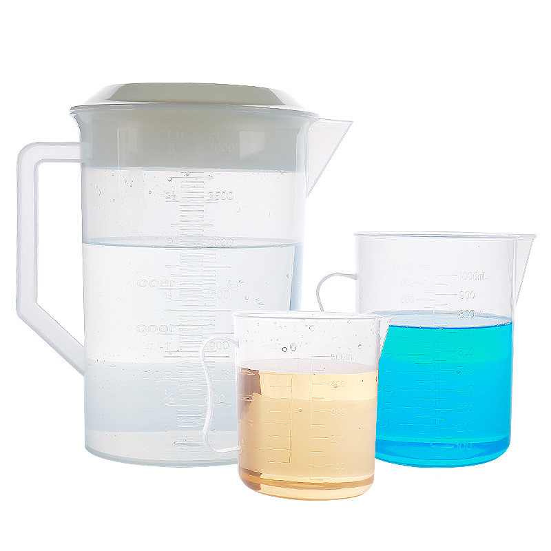 量杯带刻度量筒奶茶店设备全套用具工具专用塑料家用1000ml5000ml