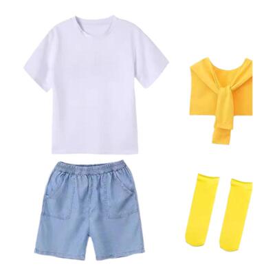 儿童纯棉舞蹈演出服运动会表演服
