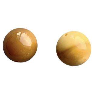 天然黄龙玉糖玉珠子大单珠玉化原矿黄玉石吊坠挂件项链配件diy