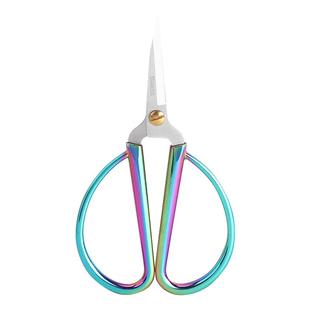 不锈钢小剪刀十字绣剪纸龙凤金剪刀家用缝纫办公精致复古线头剪子