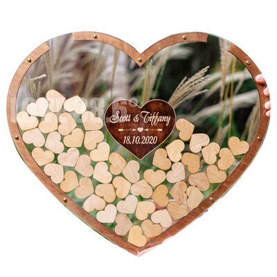 婚礼板册指纹签到台生日相框年会