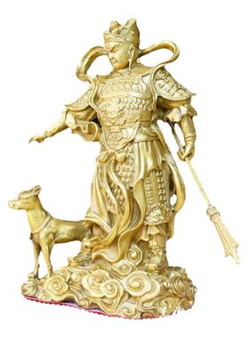 杨戬客厅二郎神真君纯铜中式