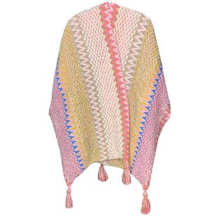 16色~九寨沟云南川西旅游穿搭披肩女民族风围巾斗篷外搭新款2024